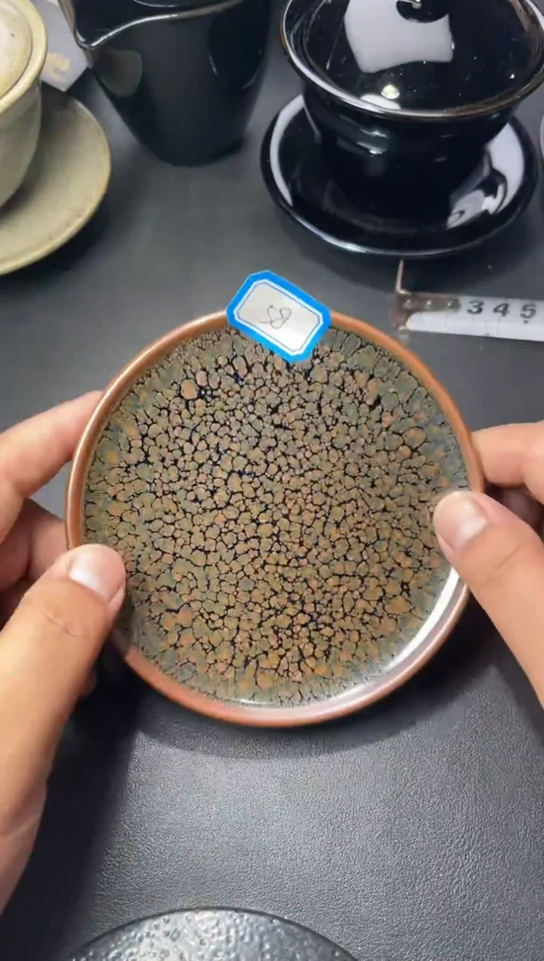 茶盏58叶紫建盏叶紫