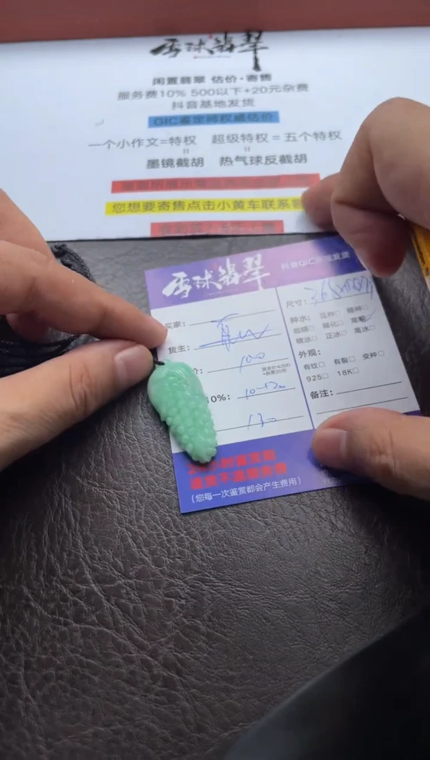 翡翠未镶嵌颈饰1119518303