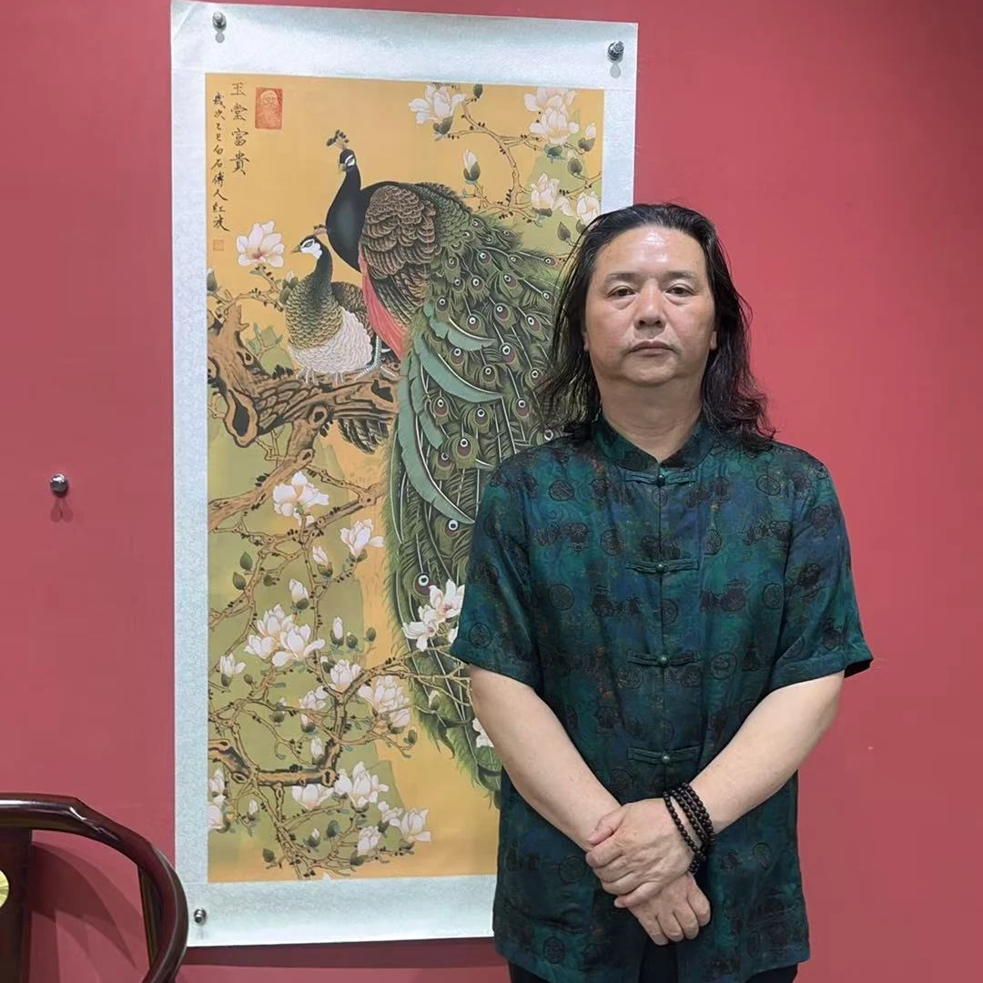 XHB.玉堂富贵亲笔手绘