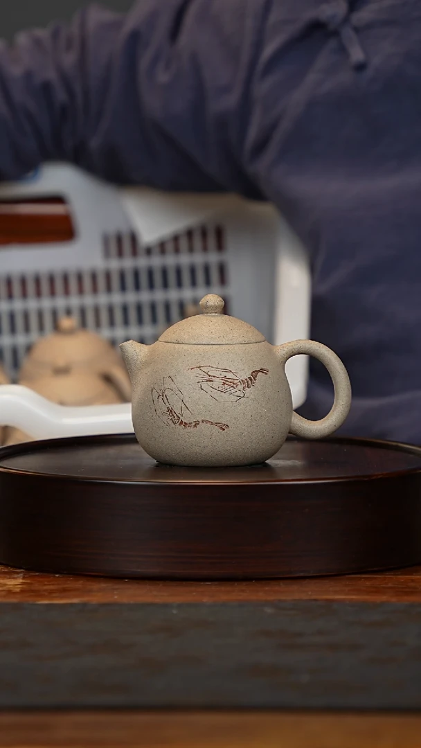 【闪购商品】紫砂茶壶龙蛋壶200cc