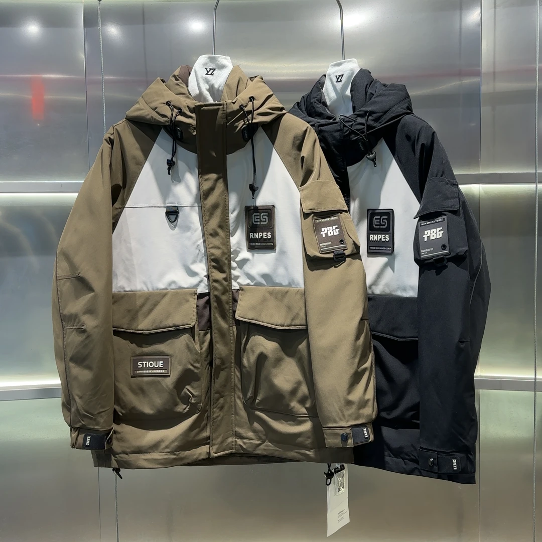 742 朗朗&宁潮牌小众设计男女同款防寒服外套 FHF3611/24666 CK