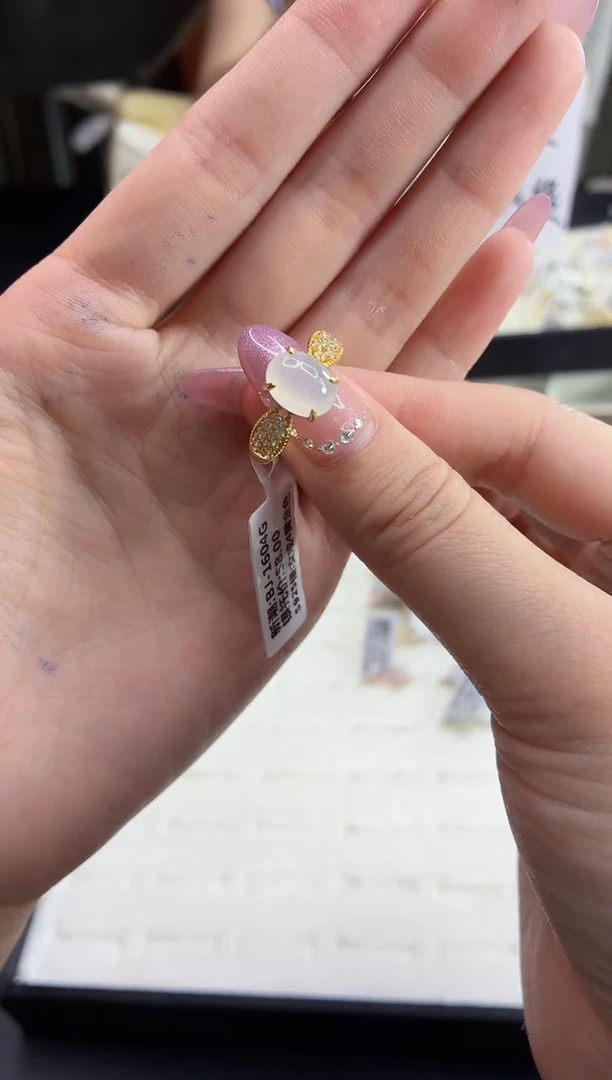银S925镶嵌戒指翡翠11111111
