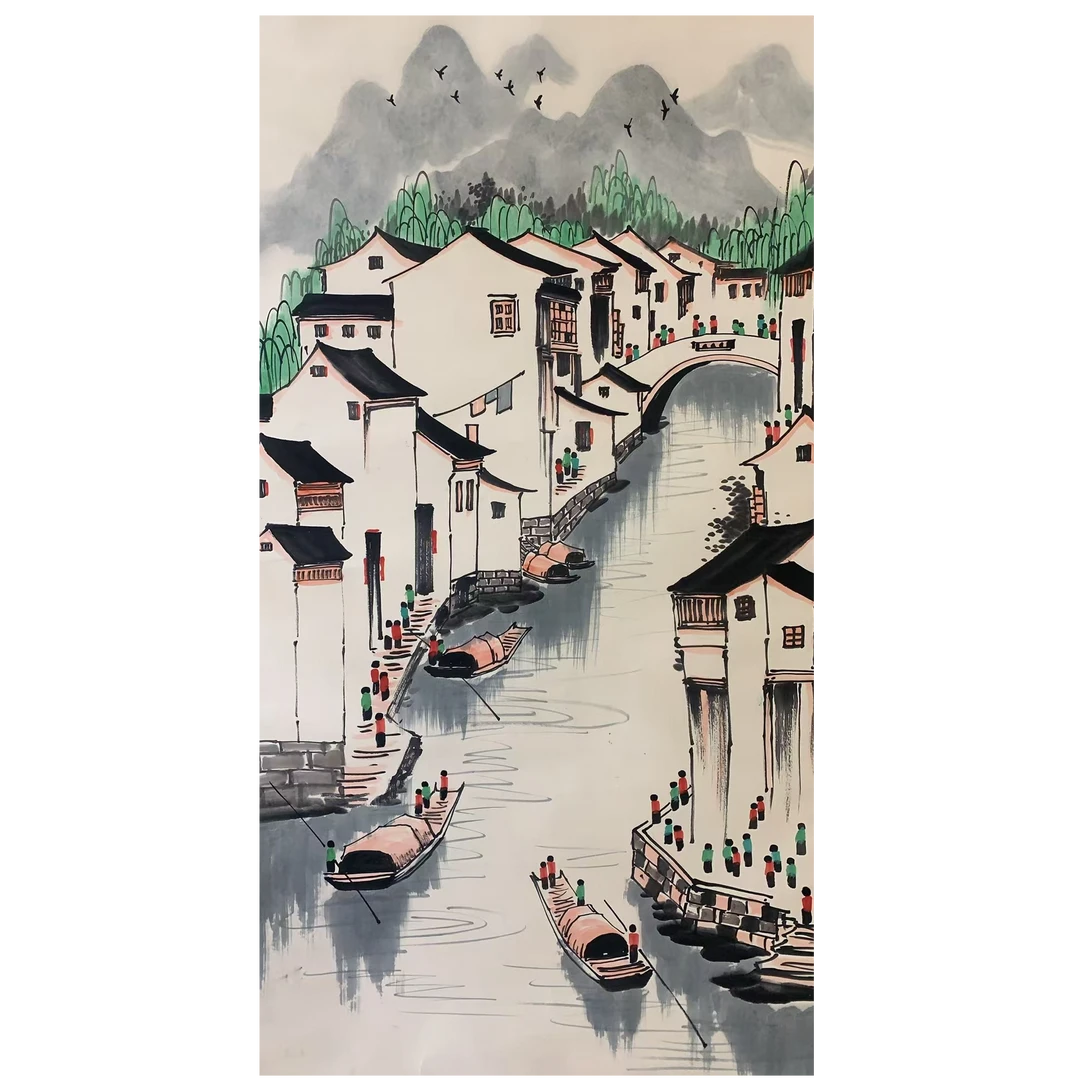 吴GZ 山水立轴135 65 7.8平尺