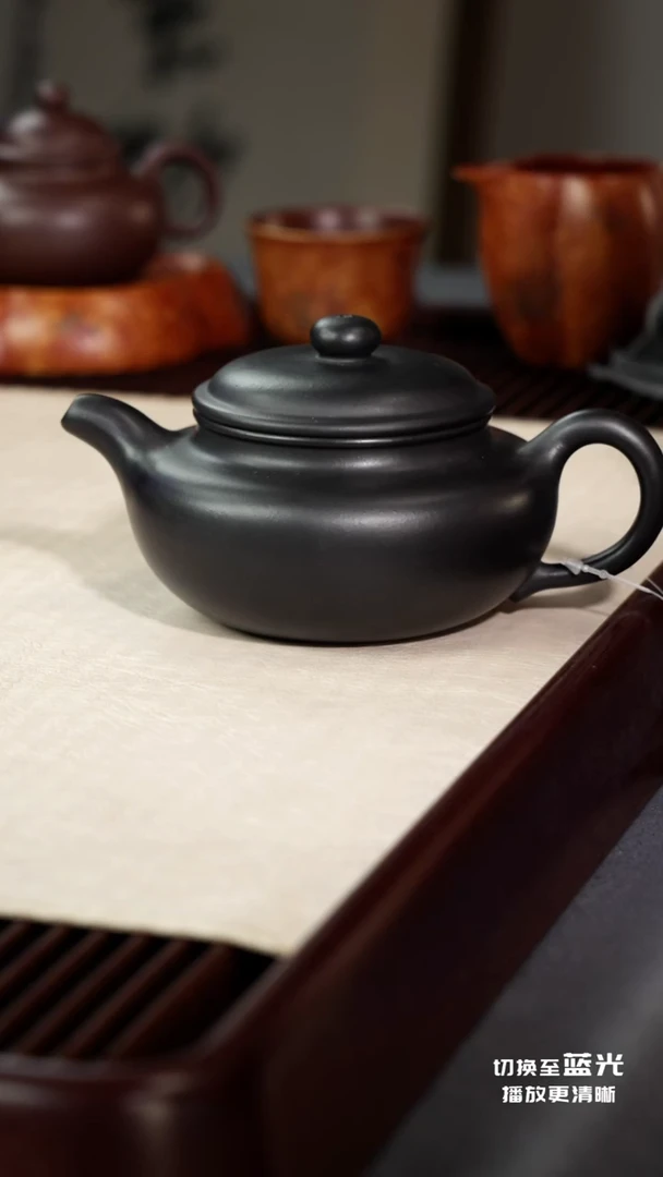 茶壶紫砂大仿古-龙血砂-捂灰-320cc