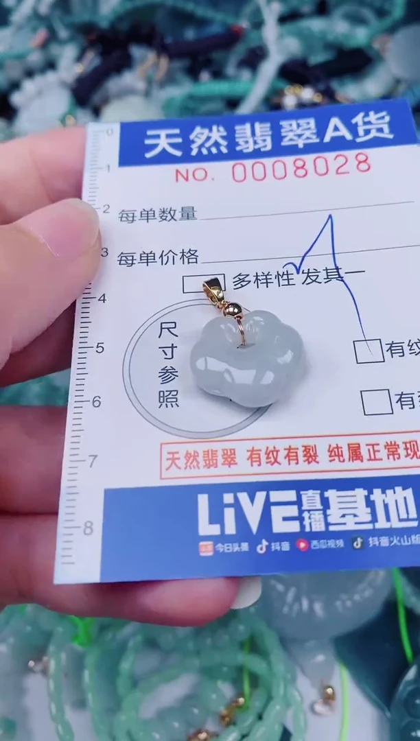 颈饰未镶嵌翡翠00008028