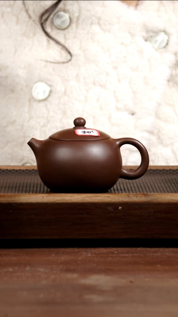 茶壶紫砂马**一80年代一厂老紫泥西施300CC