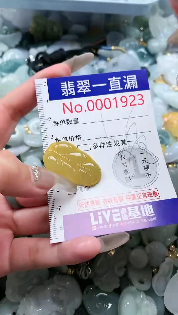 【闪购商品】翡翠吊坠(不含链)未镶嵌1923