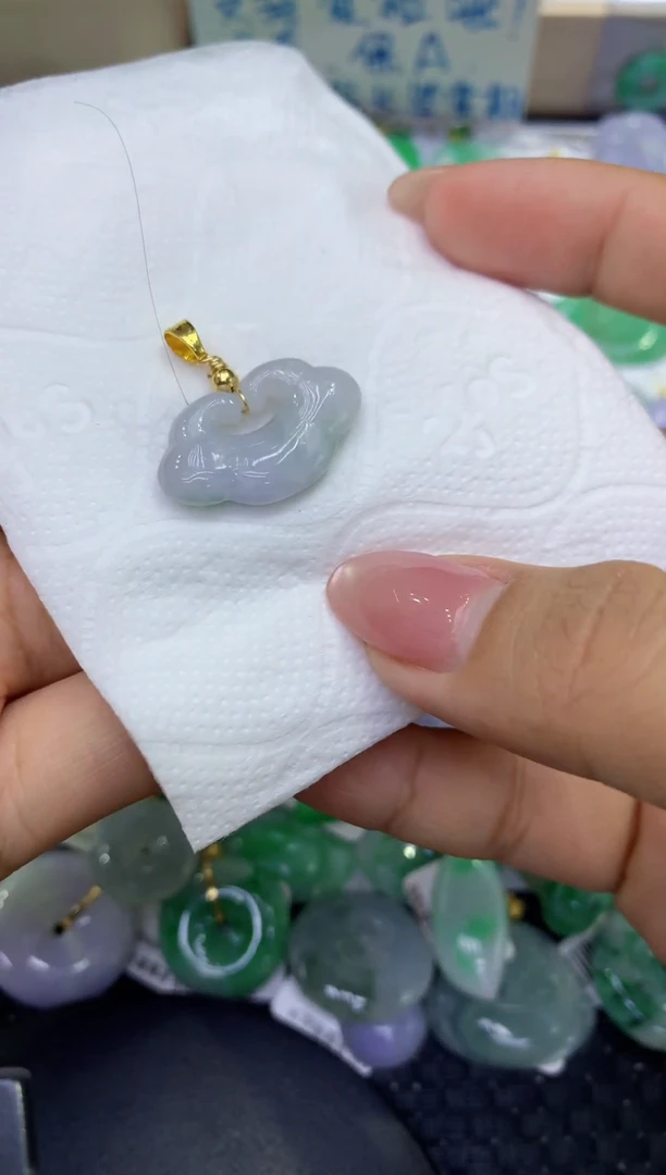 颈饰未镶嵌翡翠天然缅甸A货翡翠