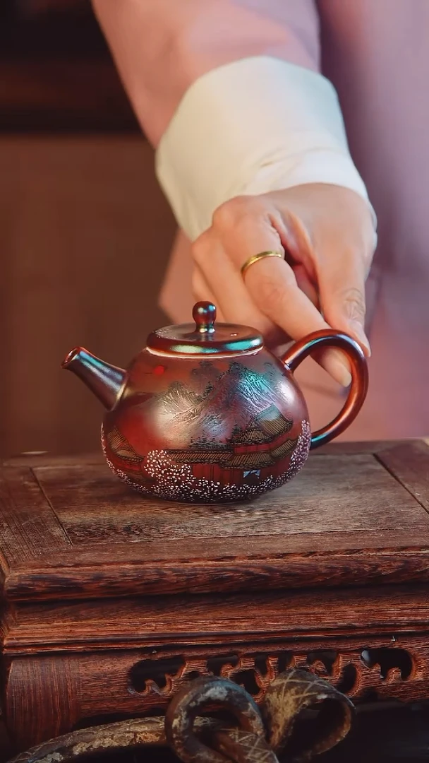 艺然堂手工手绘茶器