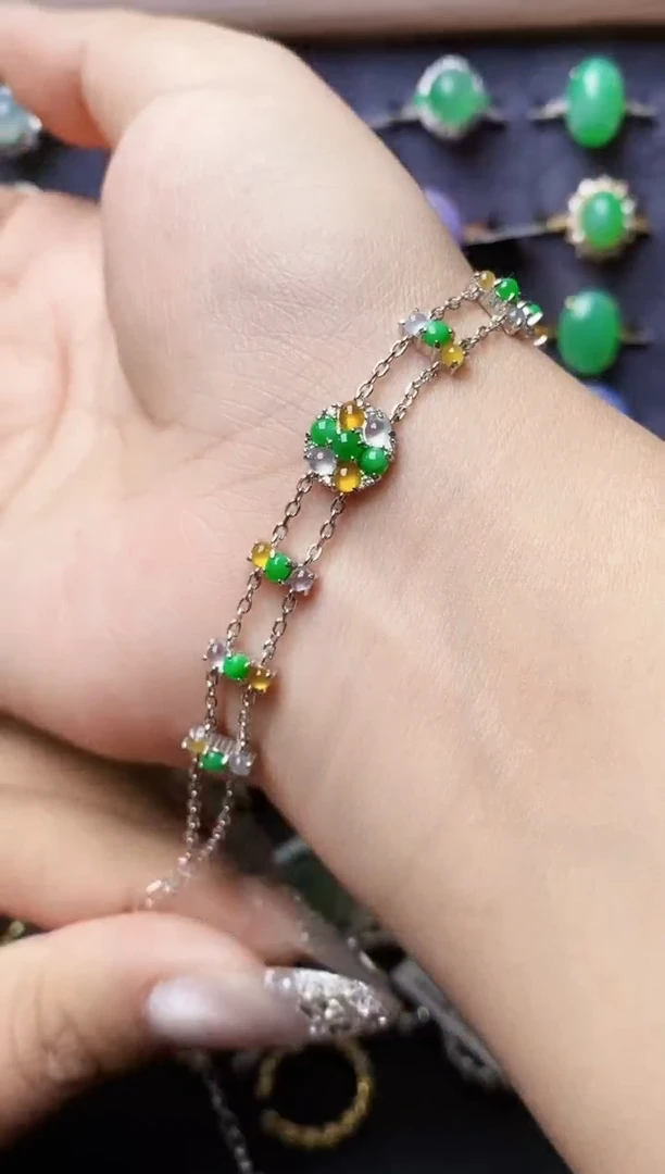 银S925镶嵌戒指翡翠1519