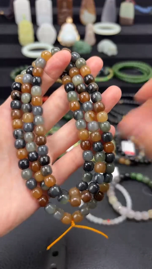 未镶嵌和田玉挂件7mm楼兰极限弧108