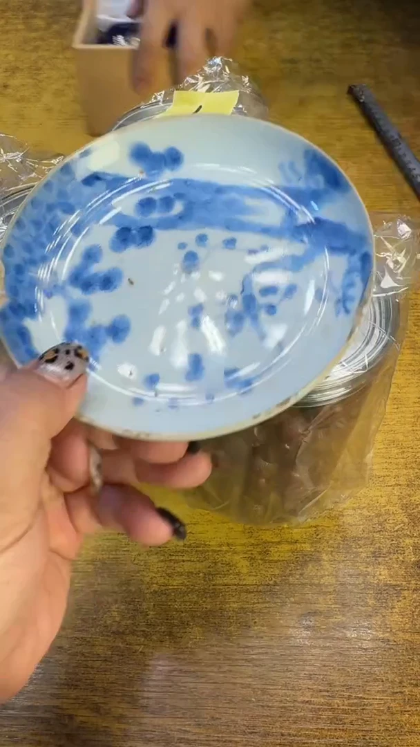 平****真瓷器瓷器瑕疵破破1三件