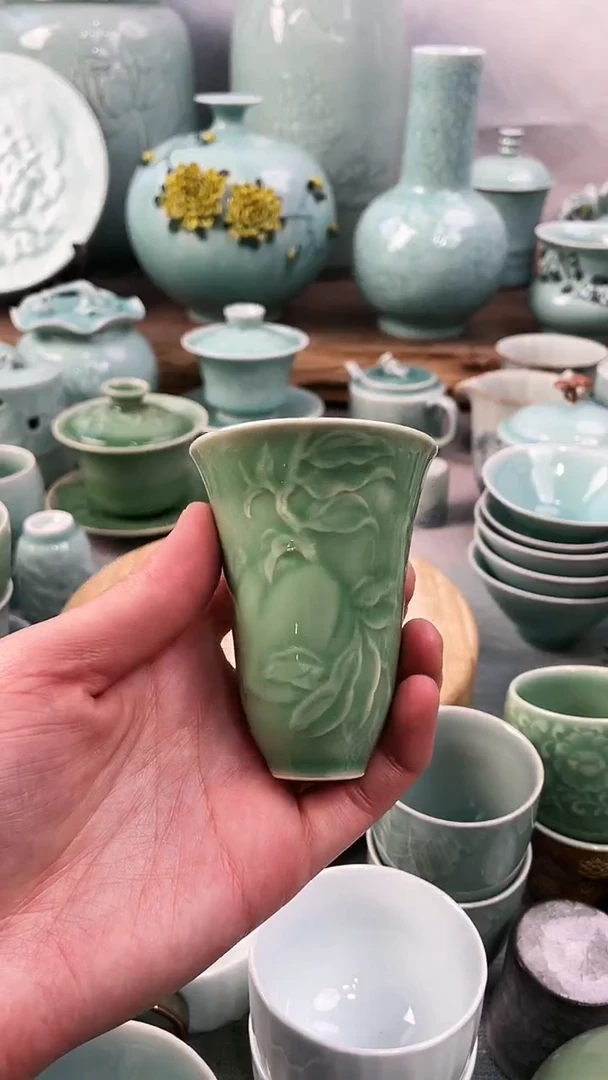 【闪购商品】特价 微瑕 慧仙青瓷
