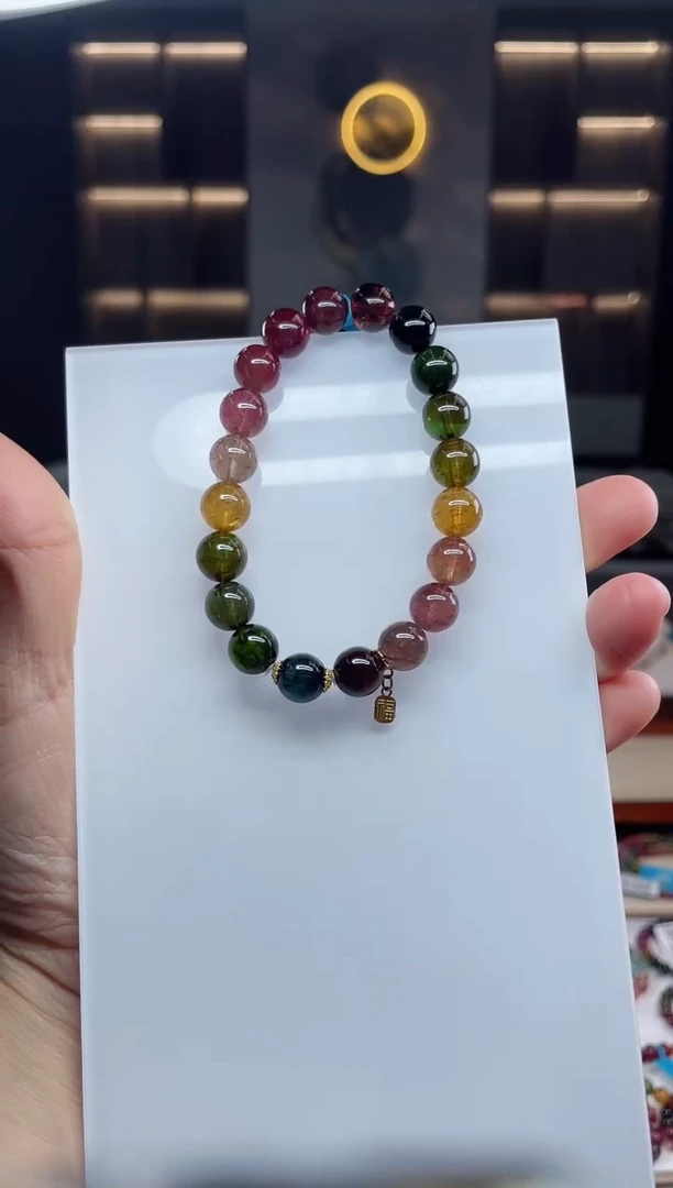 单圈手串未镶嵌碧玺（多样性发一条）T