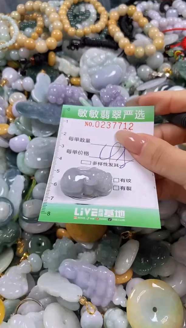 翡翠未镶嵌颈饰闪购0237712