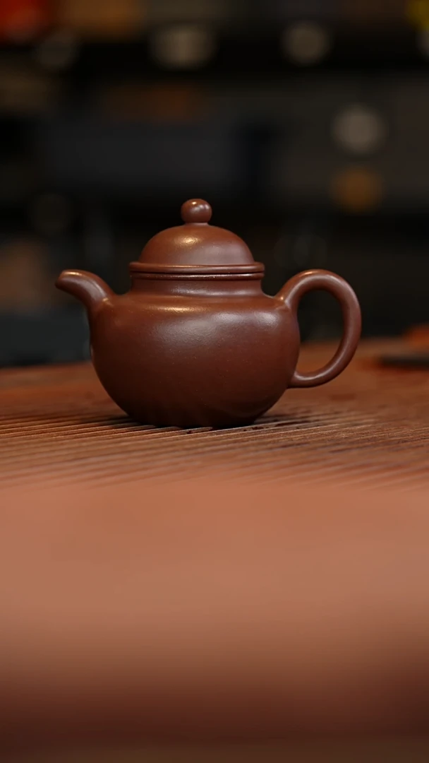 紫砂符*陈勤仙掇球紫砂壶