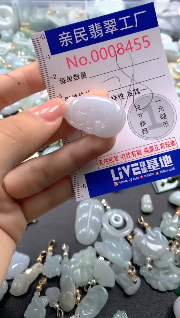 颈饰未镶嵌翡翠8455