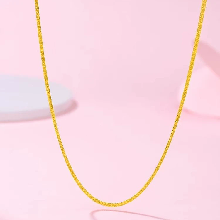 链子足银 【黄色肖邦链45厘米】不带吊坠