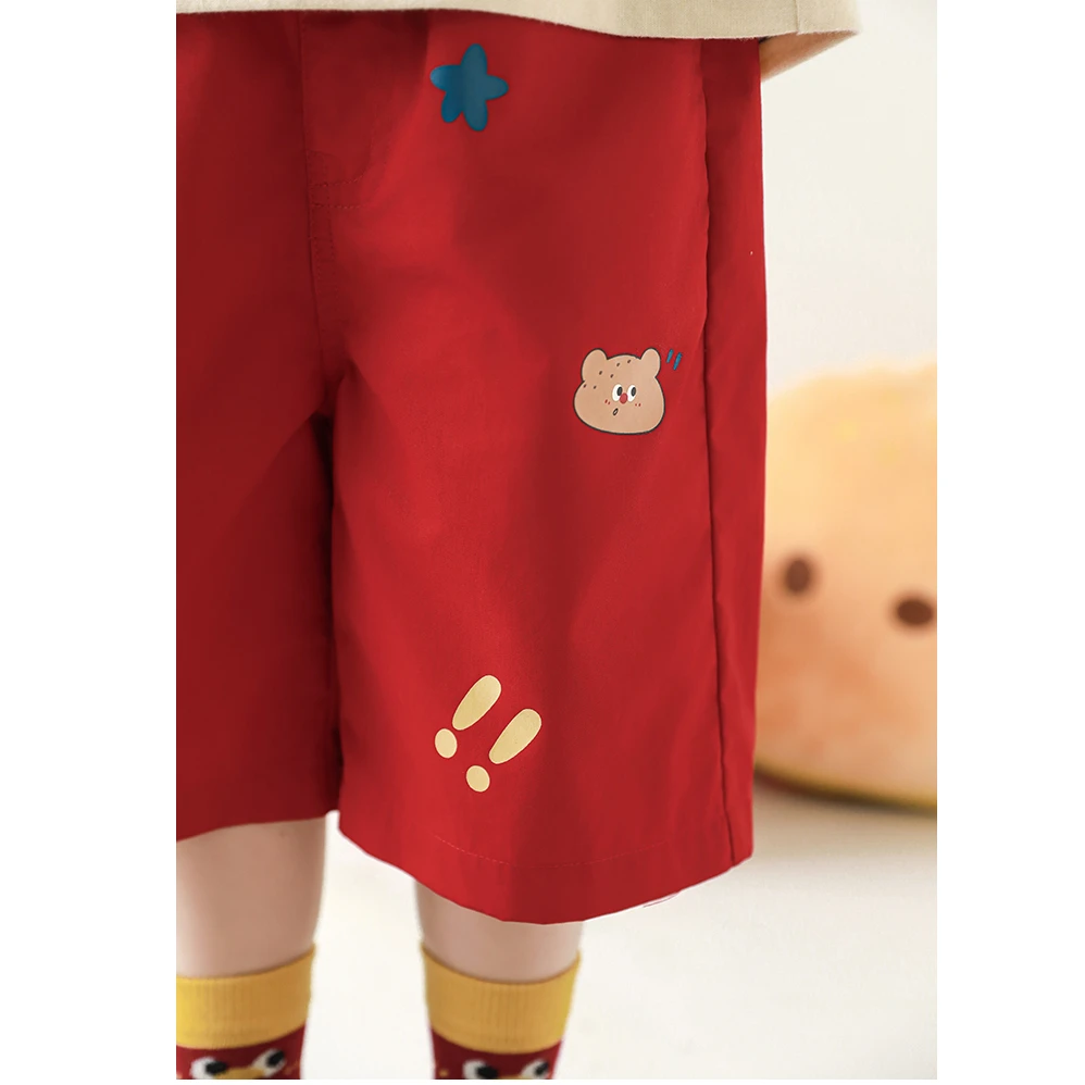 YOEHYAUL/幼悠幼悠【汉堡玩偶】夏壹波女宝夏季长裤 GX4884 GX4885