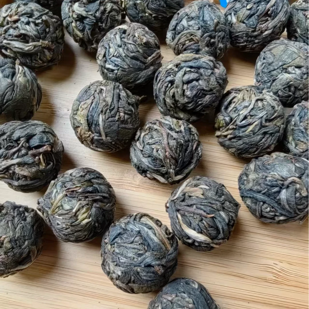 ［二姐］2022年-刮风寨茶王地龙珠-云南普洱茶4克头春