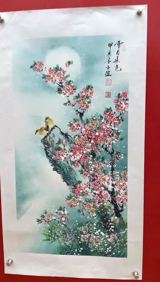 【闪购商品】国画刘金玉教授亲笔手绘国画