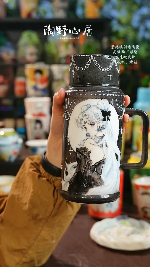 景德镇高温釉下彩手工手绘