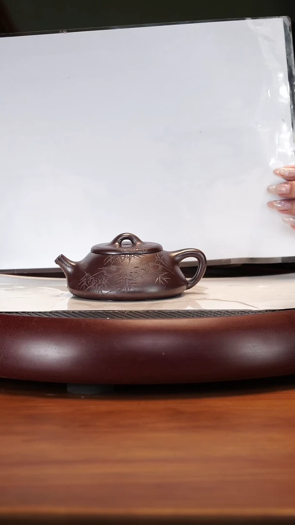 【闪购商品】紫砂茶壶2129YJB纳瓢金龙血150cc