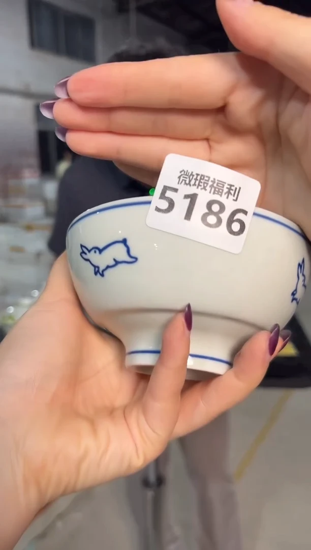 陶瓷景德镇高温釉下手绘陶瓷