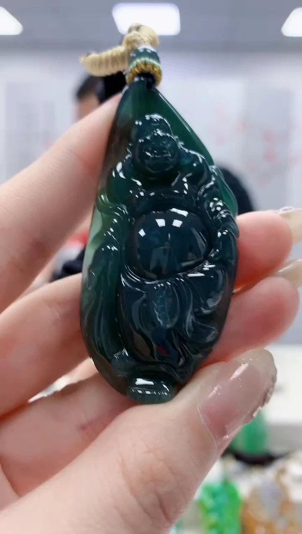 未镶嵌定制翡翠4898jw-毛货挂件106