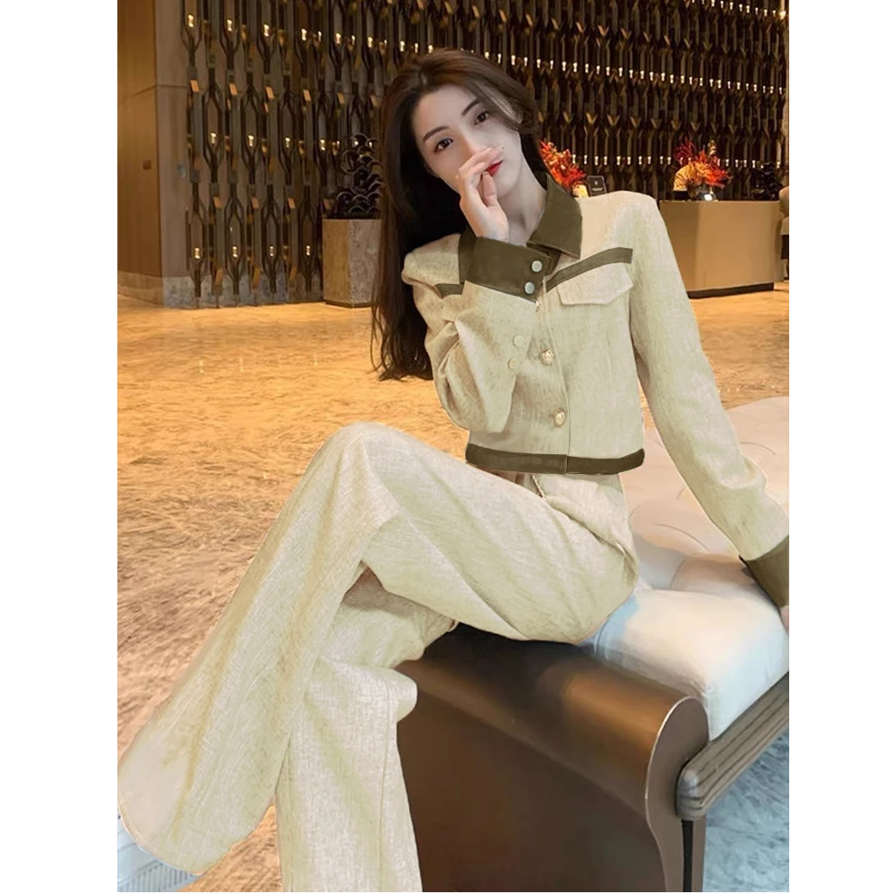 〈纪朵研〉1460轻职风时尚百搭新款外套小香风显瘦套装