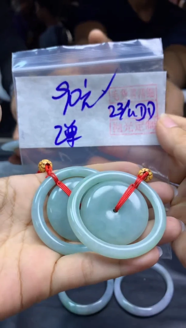 未镶嵌定制翡翠全6子母扣#90元多样性拍一发一毛货需抛光