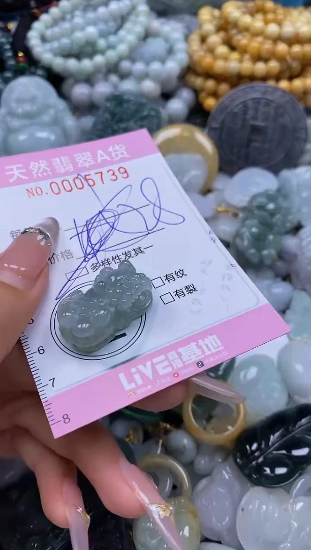 翡翠未镶嵌颈饰闪购0005739