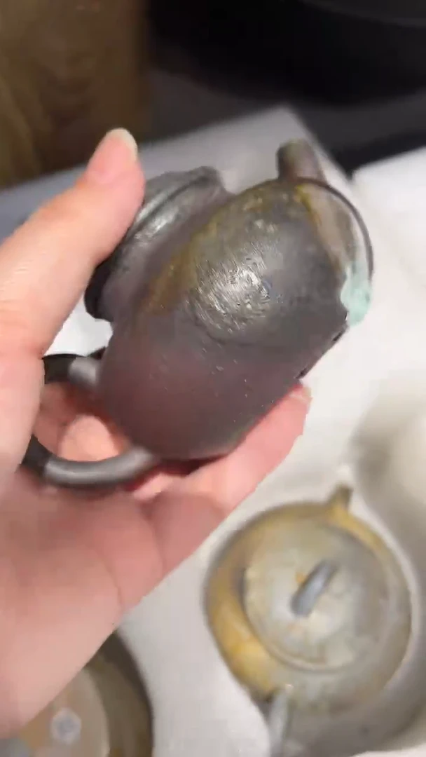 壶607号容量110-120ML陶泥 有结晶