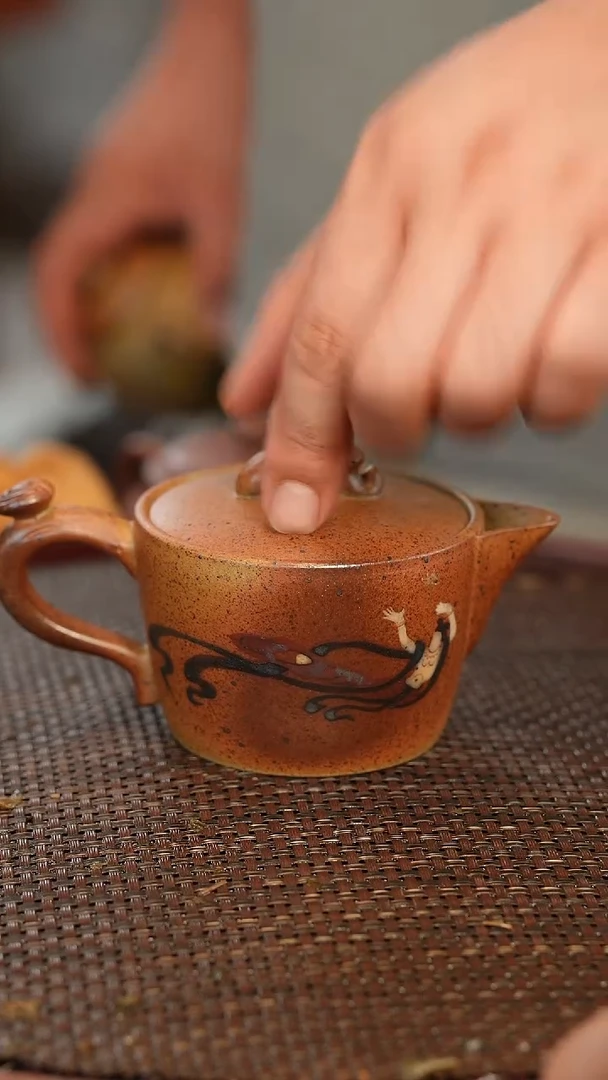 茶壶紫砂柴烧