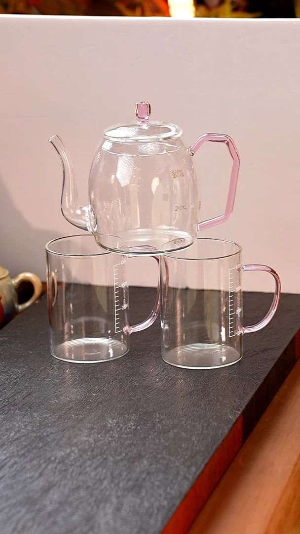 暗香疏影/秦权壶/浅粉800ml