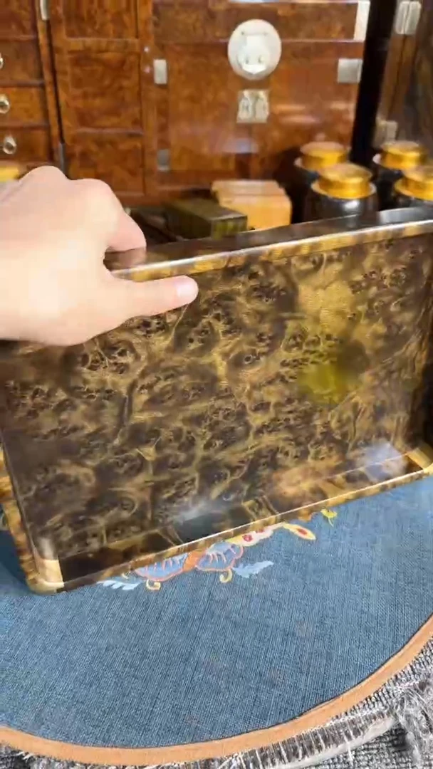 【闪购商品】乌木类成套家具阴沉托盘  s2