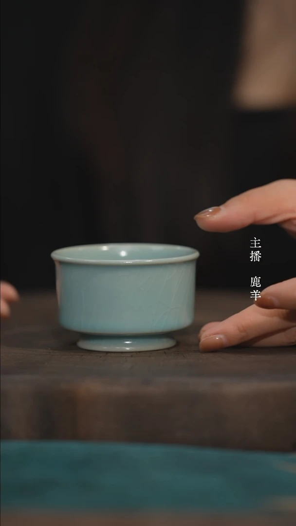 罍子杯-汝瓷张海英-羊