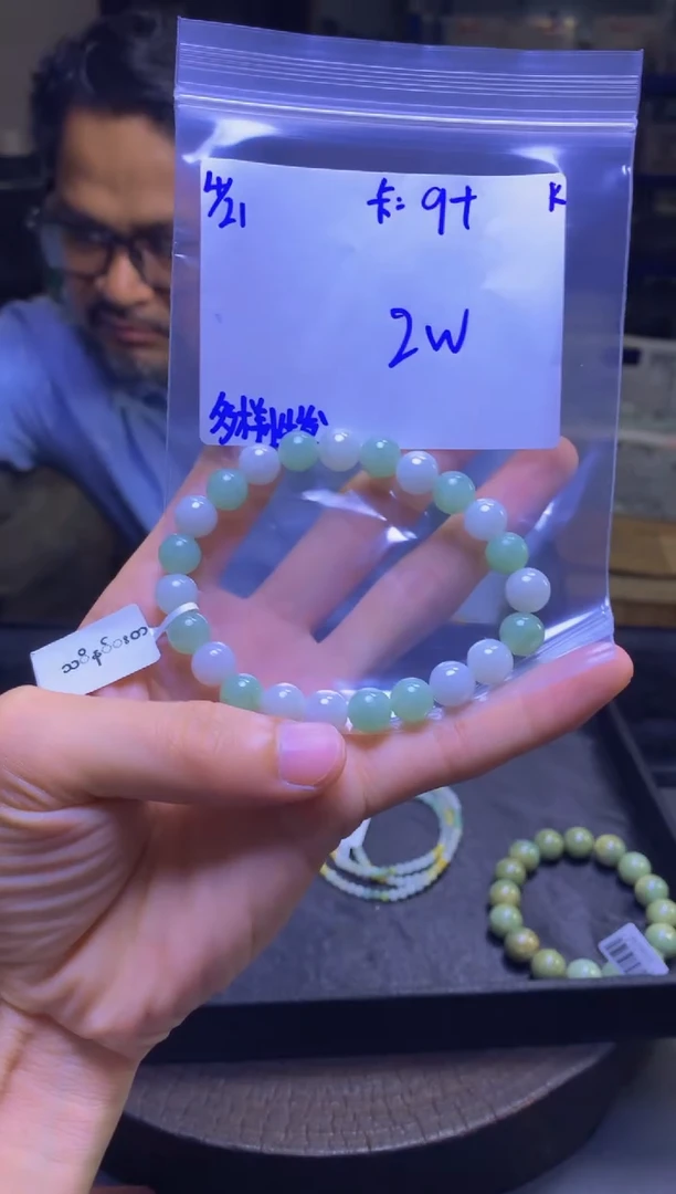 定制翡翠未镶嵌翡翠珠串 多样性发货