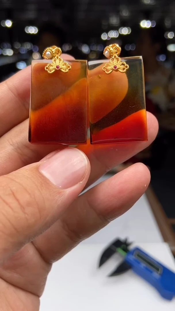 定制琥珀天然琥珀多样性发其一FS010846