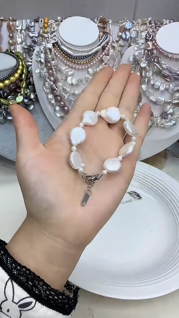 颈饰未镶嵌淡水珍珠1