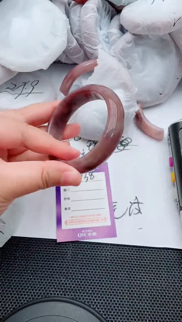 未镶嵌手镯石英质玉138-55-56