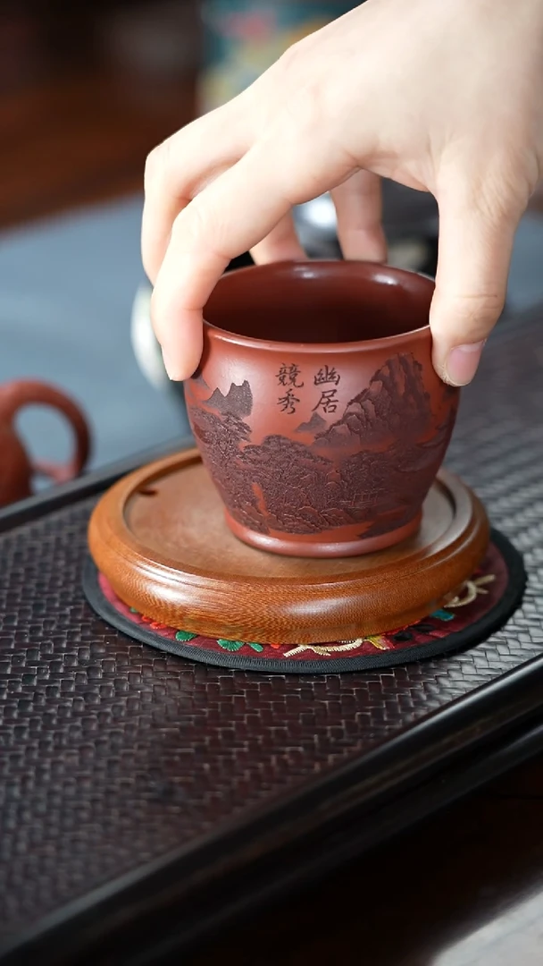 【闪购商品】紫砂茶壶宜兴原矿紫砂杯茶杯10