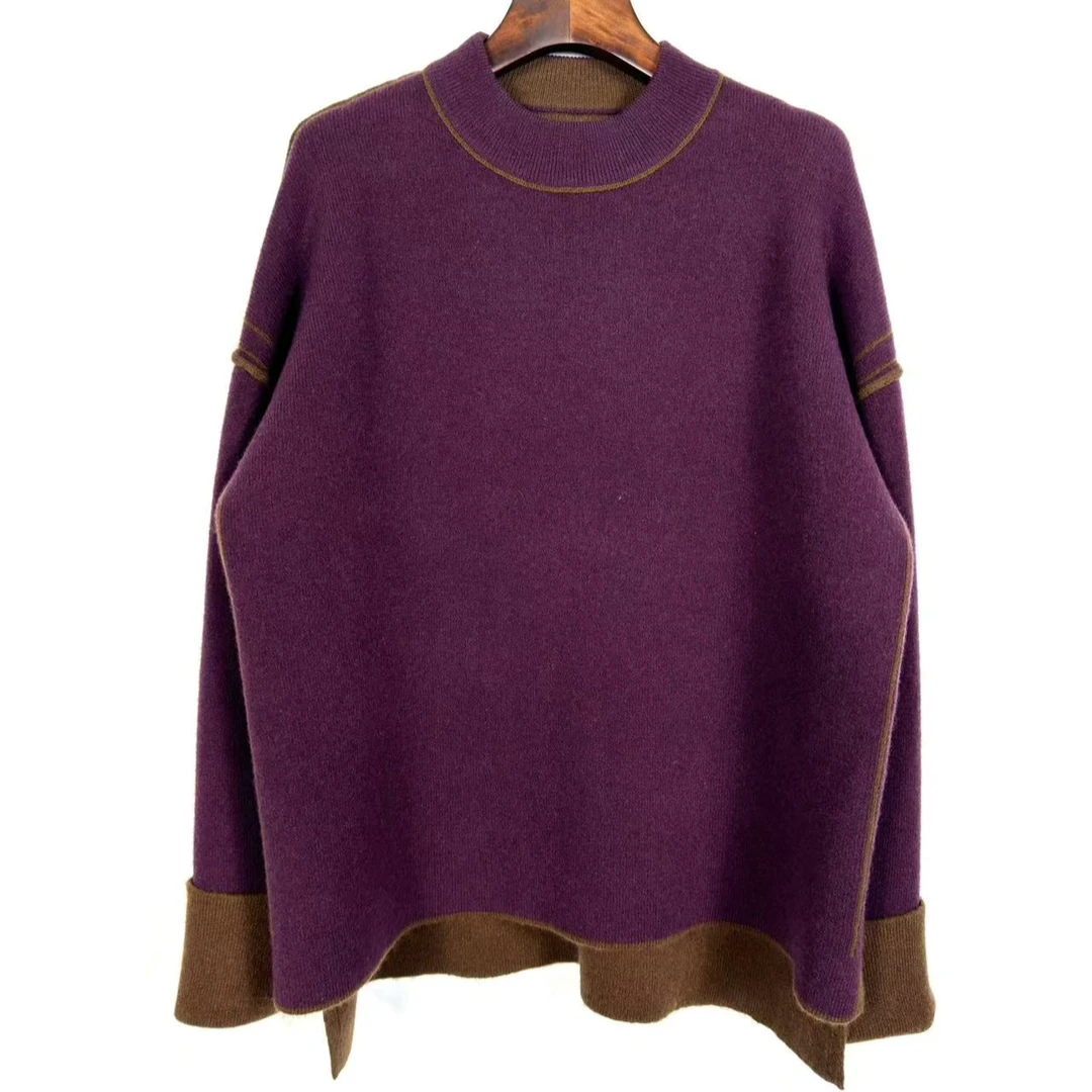 朱总原创设计2024142新款毛衣可两面穿