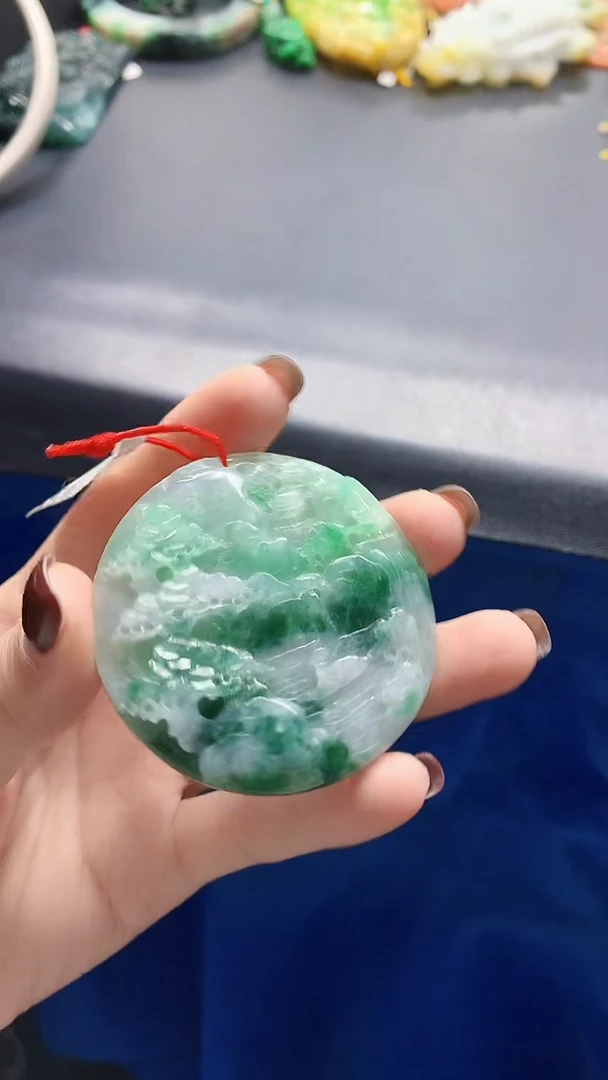 颈饰未镶嵌翡翠天然缅甸a货翡翠