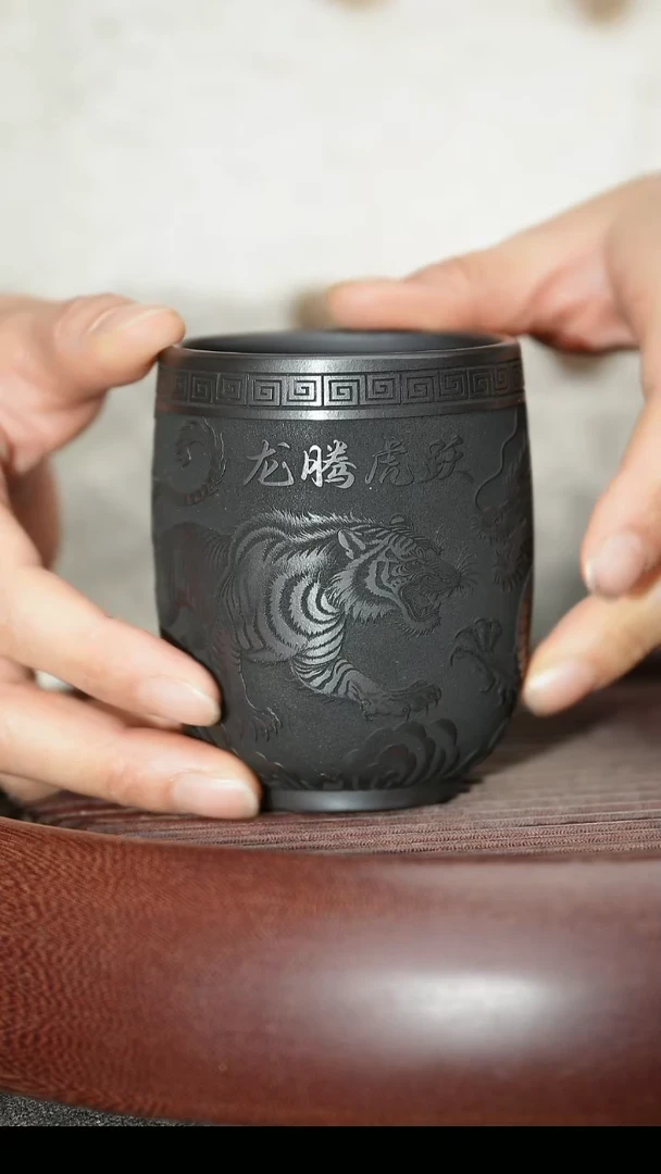 茶杯紫砂紫砂主人杯福利放漏