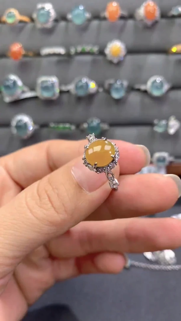 未镶嵌戒指翡翠天然A货翡翠