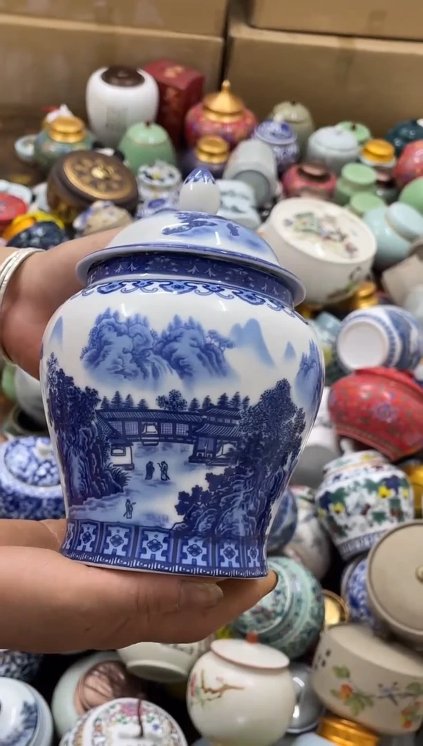 摆件孤品茶叶罐密封罐储物罐直播间临时链接浮力