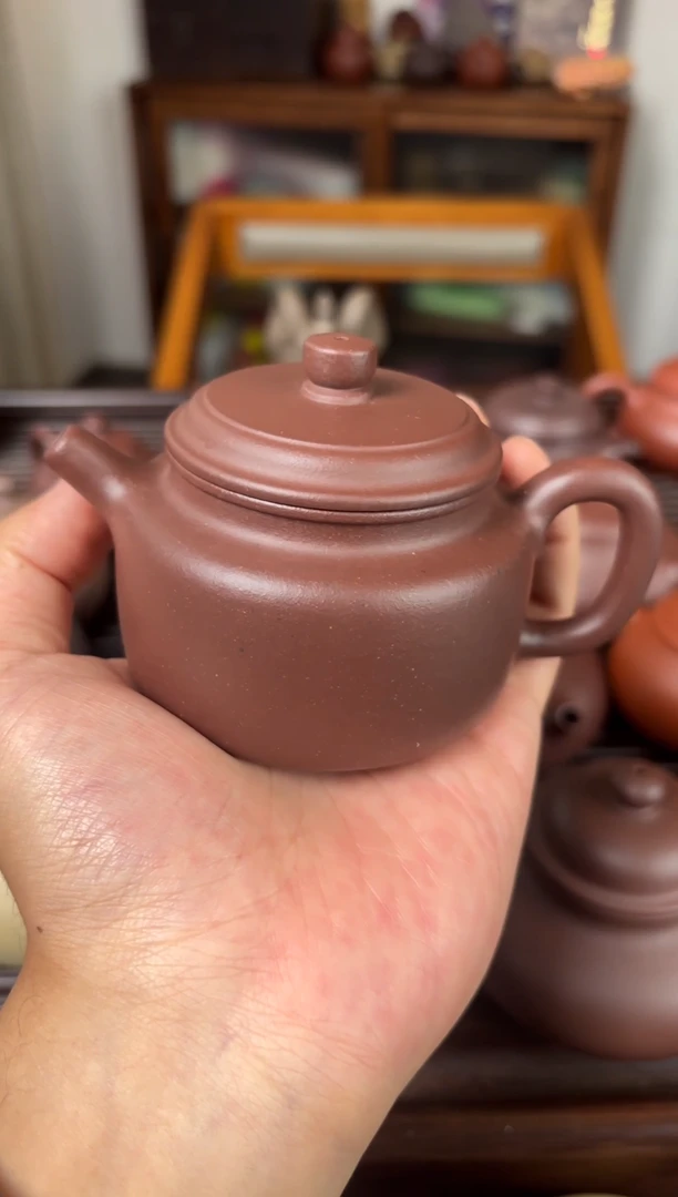 茶壶紫砂鷾*紫泥德钟150cc