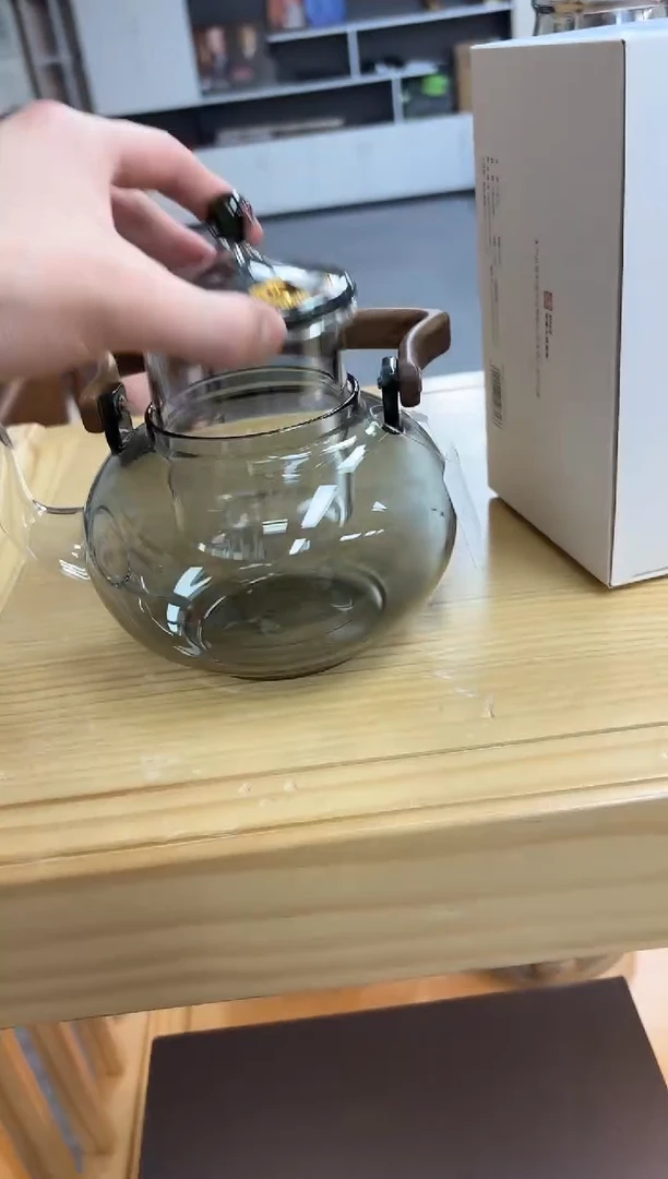 禾器禾钺壶烟灰色+禾器清简杯透明色