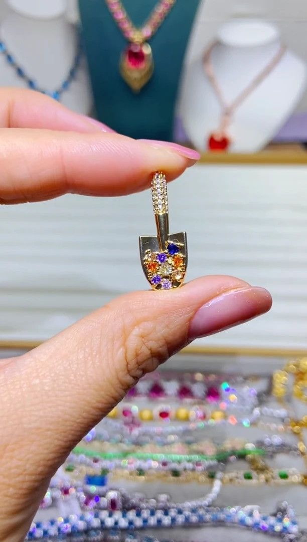 银S925镶嵌耳饰紫晶1